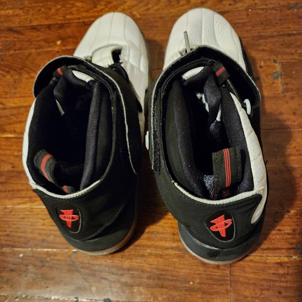 Nike Air Penny 4 black red sz 14 - Picture 5 of 11